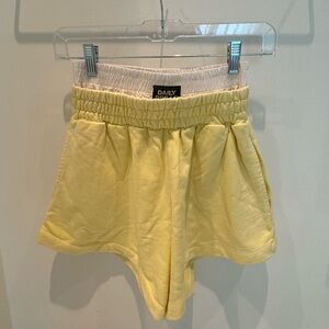 Daily Drills cropped sleeve crew + super shorts set